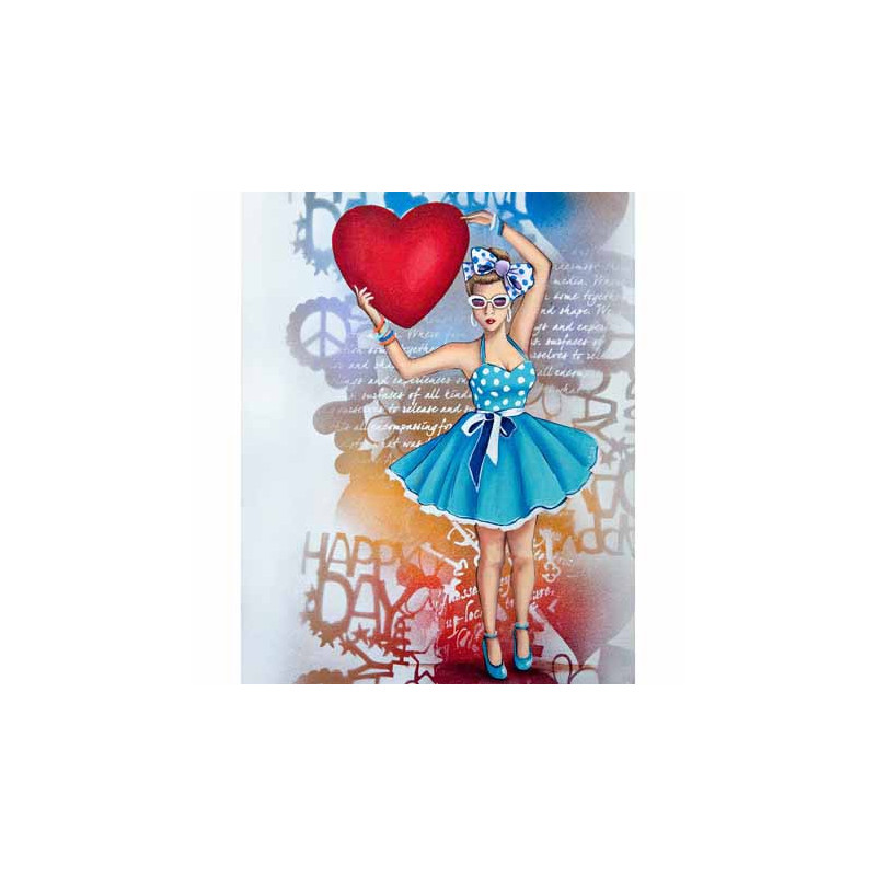 GK2430079 - 24x30 - PIN UP AU COEUR