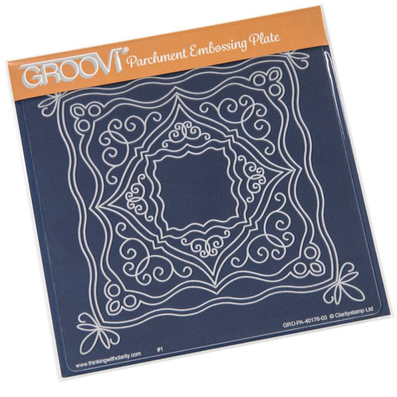 Pochoir d'embossage Groovi Ornate Boxes Pochoir d'embossage Groovi Ornate Boxes