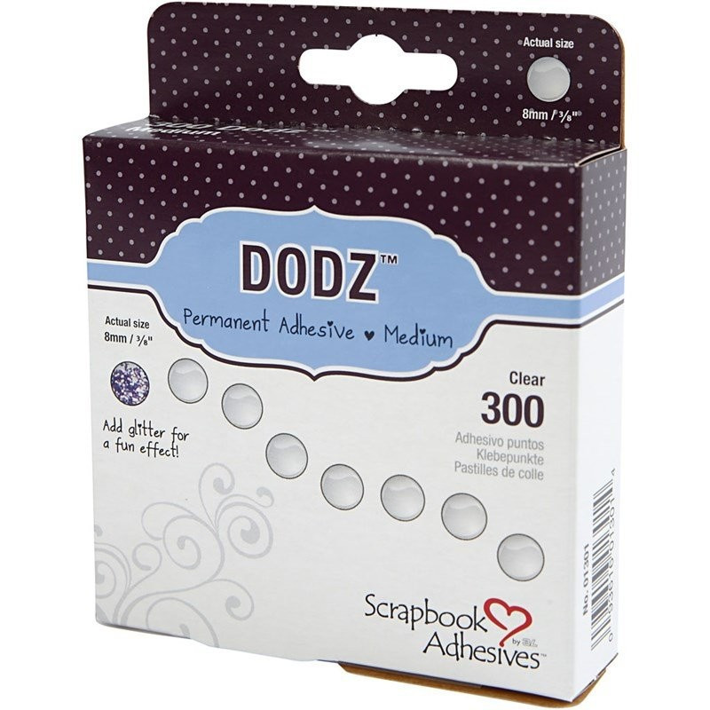 Pastilles adhésives 8mm 3L boîte de 300 Pastilles adhésives 8mm 3L boîte de 300