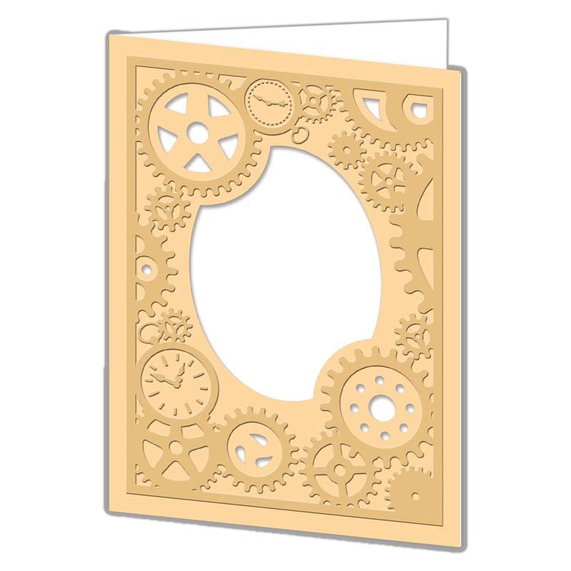Cut & Emboss Folder -Rouages Steampunk 110 x 150mm Cut & Emboss Folder -Rouages Steampunk 110 x 150mm