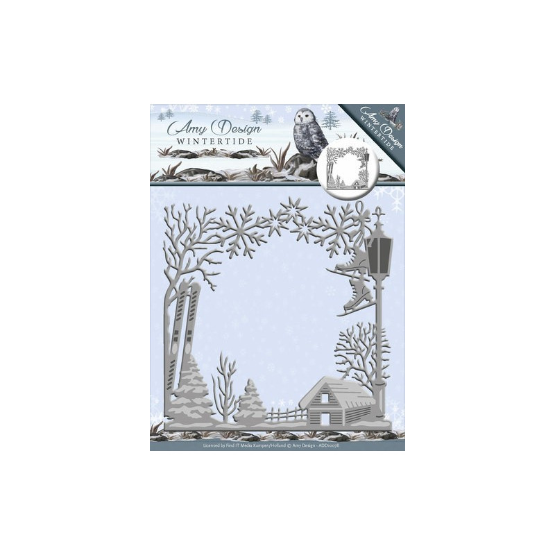 Die - Amy Design - Hiver cadre 12,5 x 13 cm Die - Amy Design - Hiver cadre 12,5 x 13 cm