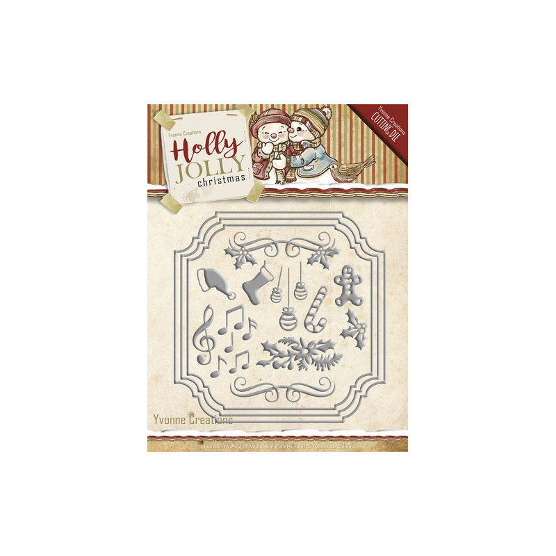 Die - Yvonne Creations - Objets de Noël 12.5 x 12.5 cm Die - Yvonne Creations - Objets de Noël 12.5 x 12.5 cm