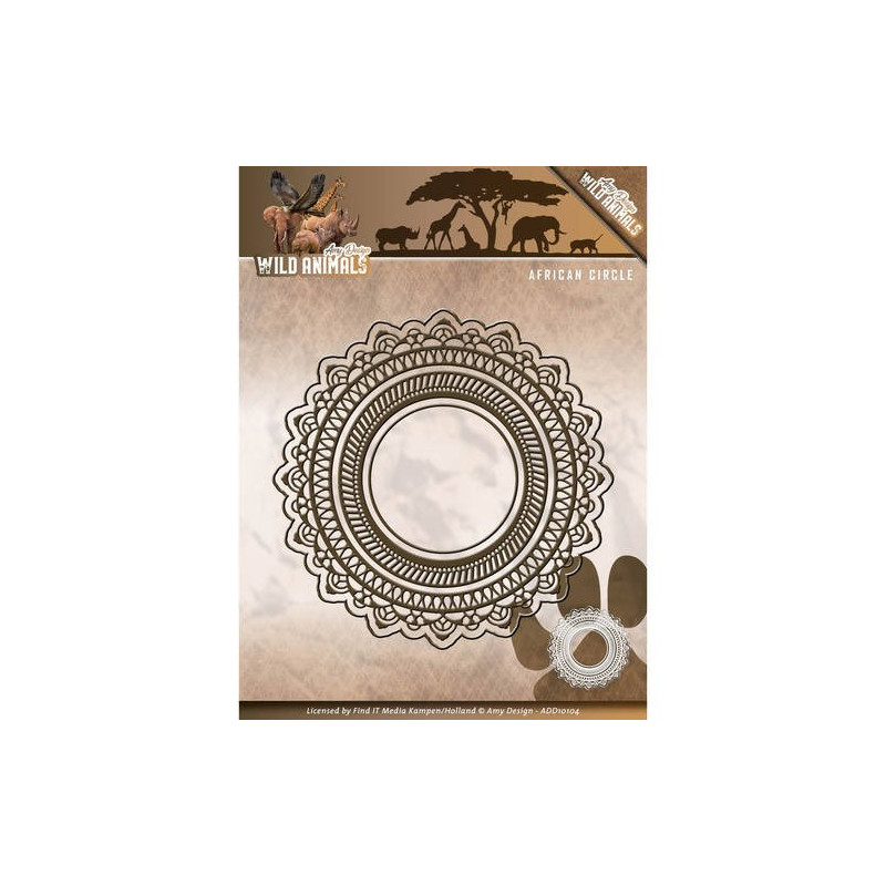 Die - Amy Design - Cercles dentelle 5,2 x 5,2 cm, 7,5 x 7,5 cm, 12,1 x 12,1 cm Die - Amy Design - Cercles dentelle 5,2 x 5,2 cm, 7,5 x 7,5 cm, 12,1 x 12,1 cm