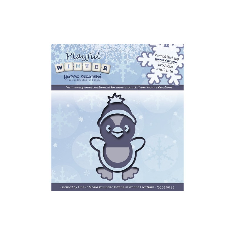 Die - Yvonne Creations - Pingouin 4 x 6 cm Die - Yvonne Creations - Pingouin 4 x 6 cm