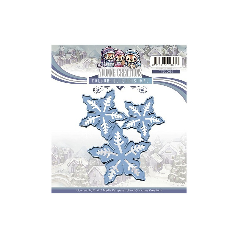 Die - Yvonne Creations - Poinsettia 7 x 8 cm Die - Yvonne Creations - Poinsettia 7 x 8 cm