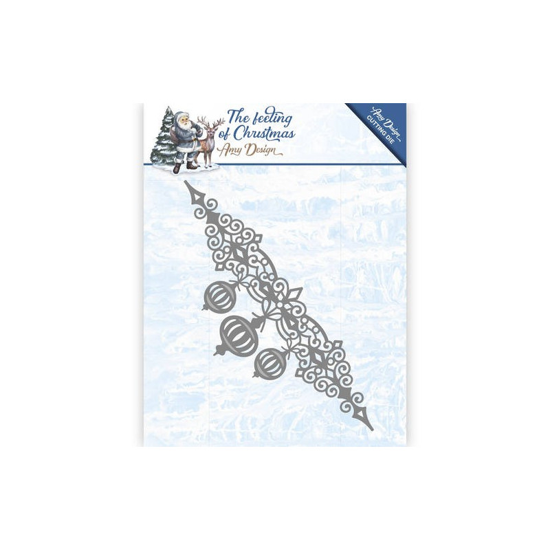 Die - Amy Design - Bordure Boules de Noël 13.0 x 4.7 cm. Die - Amy Design - Bordure Boules de Noël 13.0 x 4.7 cm.