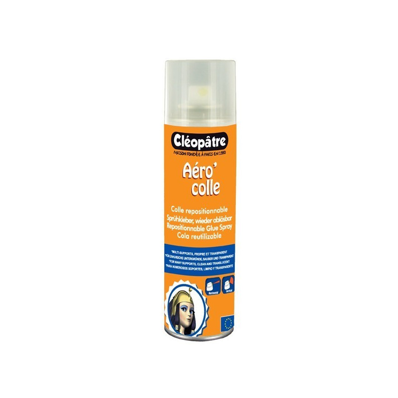CLEOPATRE COLLE REPOSITIONNABLE AEROSOL 250ML