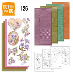 Dot and Do 126 - Kit Carterie 3D - Fleurs Vintage