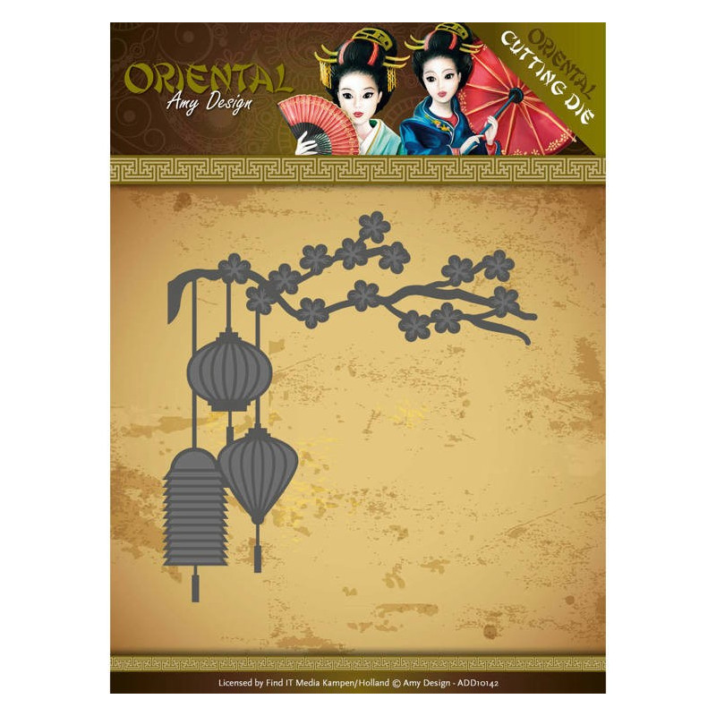 Die - Amy Design - Oriental - Lanternes 9.5x10.2 cm Die - Amy Design - Oriental - Lanternes 9.5x10.2 cm