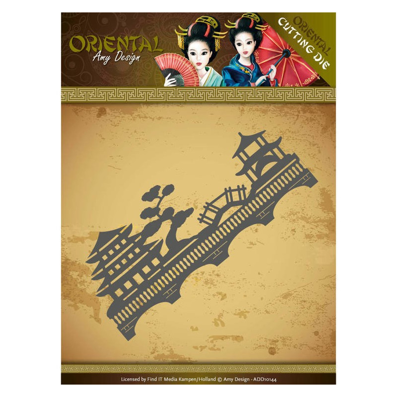 Die - Amy Design - Oriental - Paysage 12.5x5.2 cm Die - Amy Design - Oriental - Paysage 12.5x5.2 cm