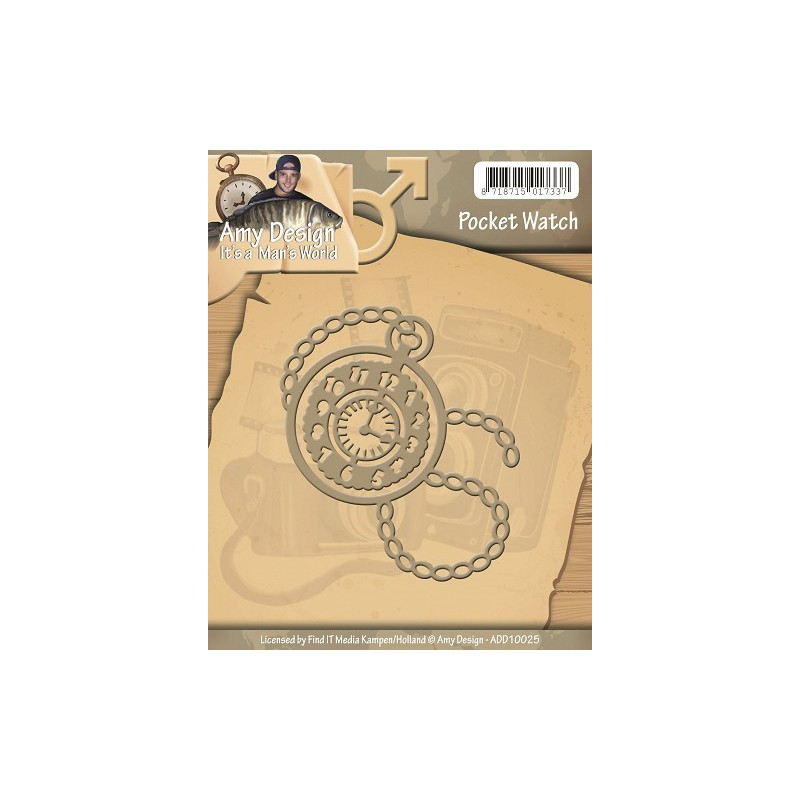 Die - Amy Design - Man's world - Montre 7,8 x 5,2 cm. Die - Amy Design - Man's world - Montre 7,8 x 5,2 cm.