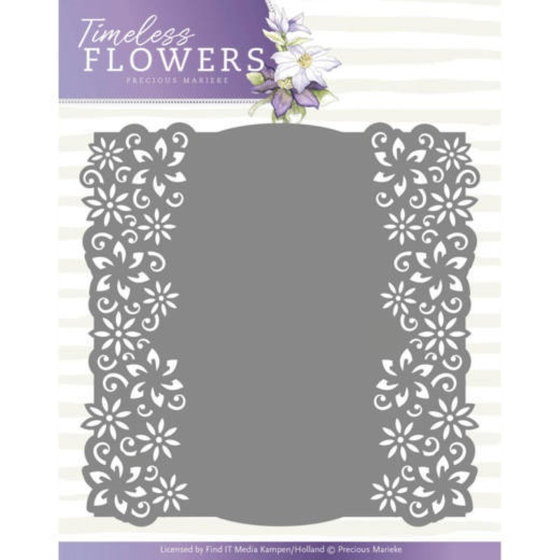 Die - Precious Marieke - Timeless Flowers - Clematis Frame 13.5x13.5 cm Die - Precious Marieke - Timeless Flowers - Clematis Frame 13.5x13.5 cm