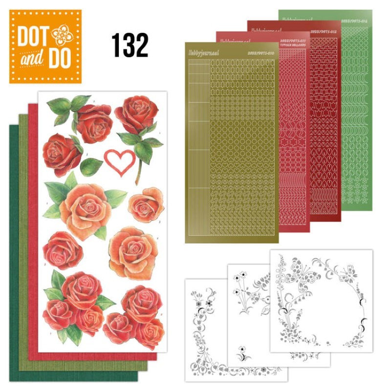 Dot and Do 132 - Kit Carterie 3D - Roses