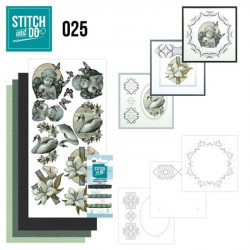 Stitch and do 25 - kit Carte 3D broderie - Condoléances