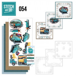 Stitch and do 54 carterie 3D broderie - Vehicules vintage
