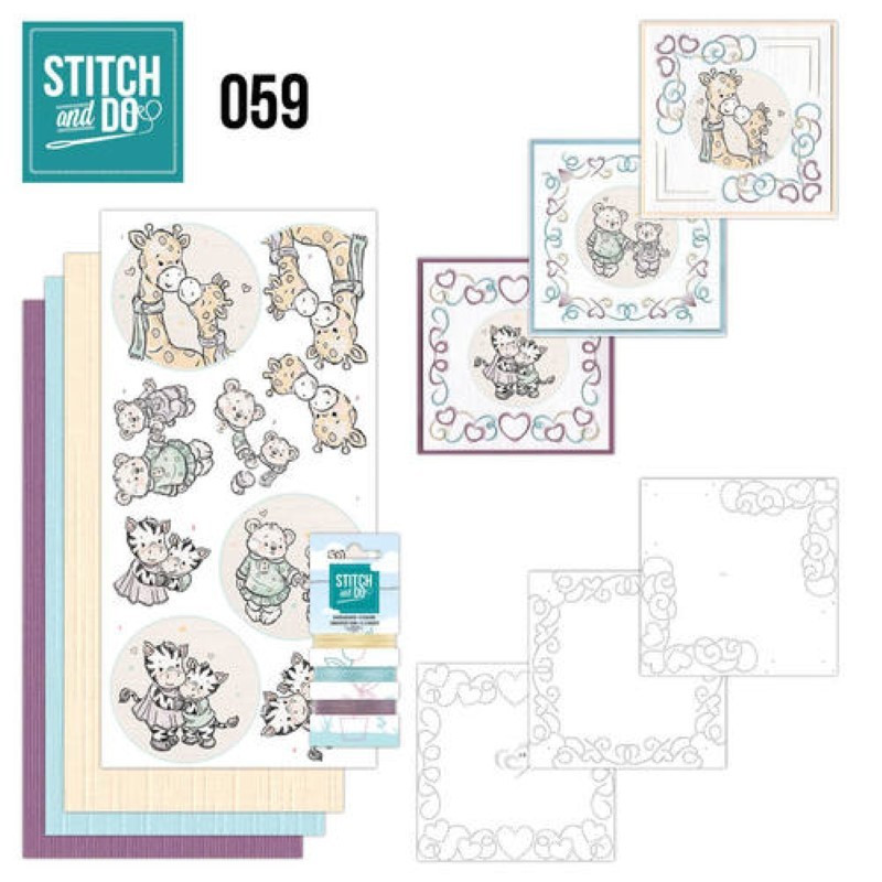 Stitch and do 59 carterie 3D broderie - Naissance