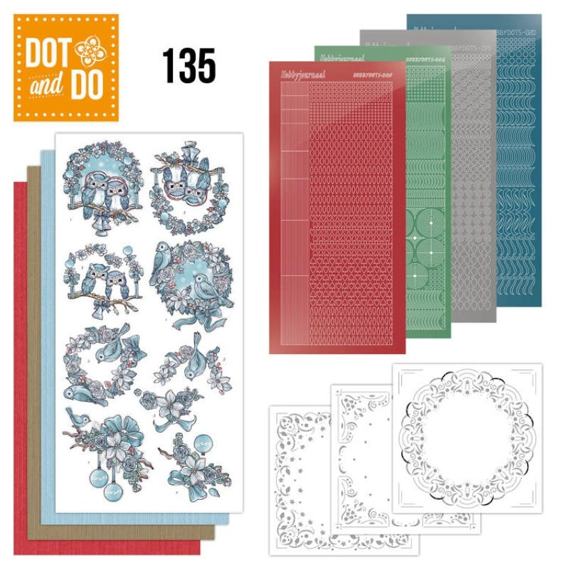 Dot and do 135 - kit Carte 3D - Rêves de Noël