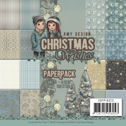 Bloc de papier - Amy Design - Christmas Wishes 15.2 x 15.2