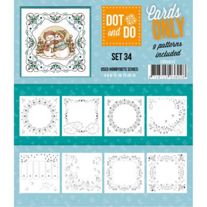 Dot and do Cartes n°34 - Lot de 9 Cartes seules