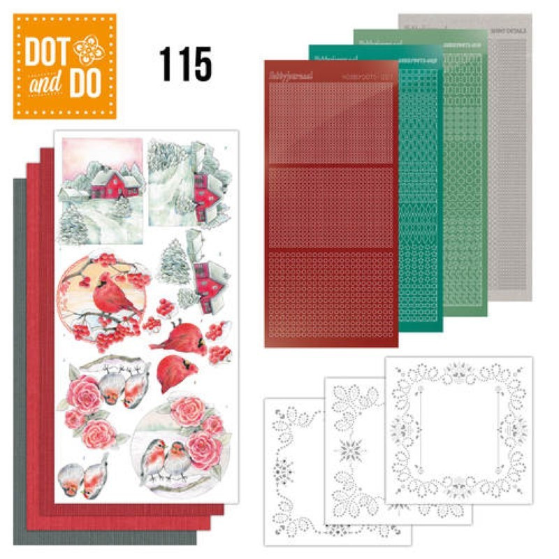 Dot and do 115 - kit Carte 3D - Winter Classics