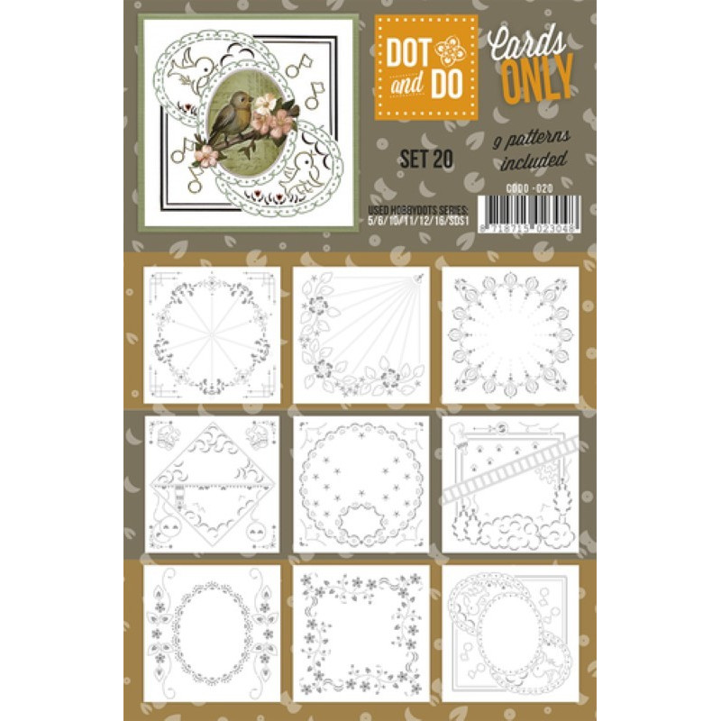 Dot and do Cartes n°20 - Lot de 9 Cartes seules