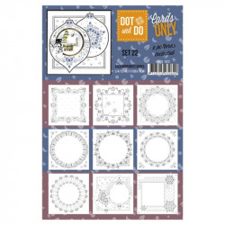 Dot and do Cartes n°22 - Lot de 9 Cartes seules