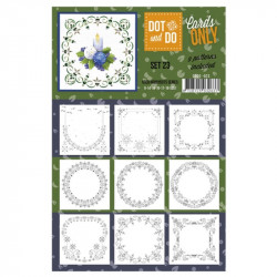 Dot and do Cartes n°23 - Lot de 9 Cartes seules