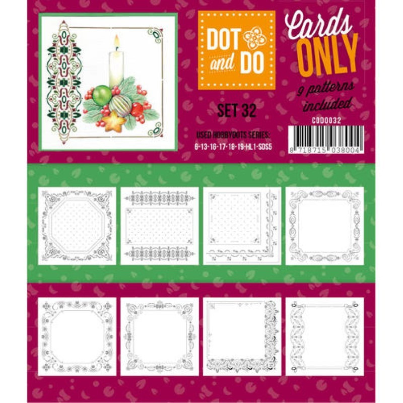 Dot and do Cartes n°32 - Lot de 9 Cartes seules