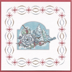 Stitch and do 89 - kit Carte 3D broderie - Rêves de Noël
