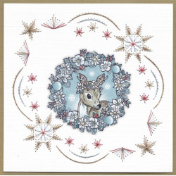 Stitch and do 89 - kit Carte 3D broderie - Rêves de Noël