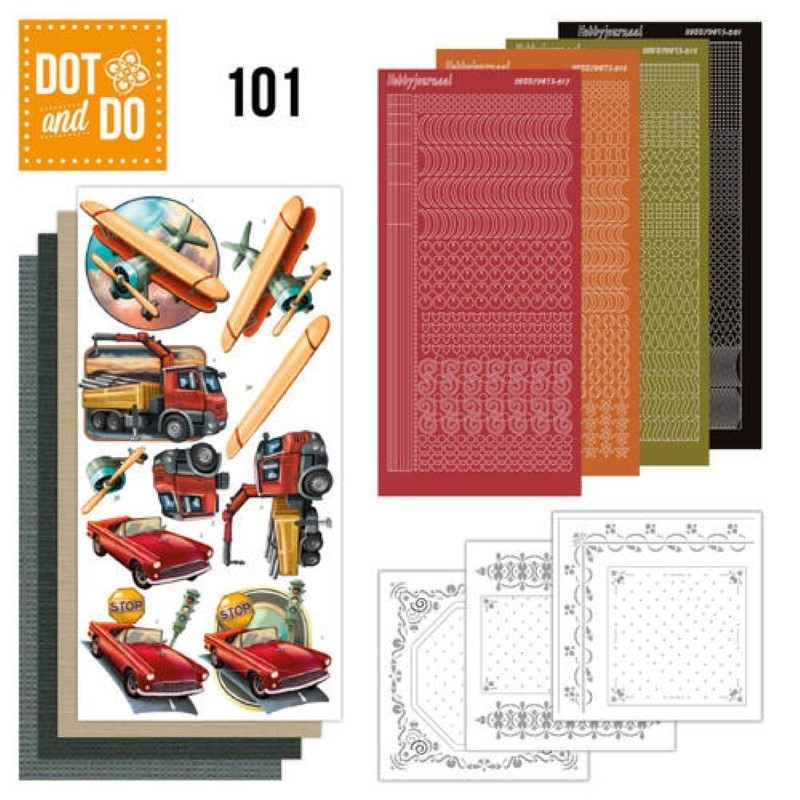 Dot and Do 101 - Kit Carterie 3D - Vintage Véhicules