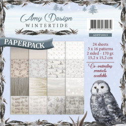 Bloc de papier - Amy Design - Wintertide 15.2 x 15.2