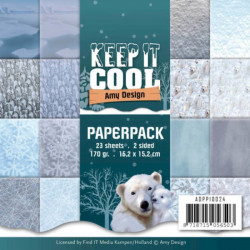 Bloc de papier - Amy Design - Keep It Cool 15.2 x 15.2