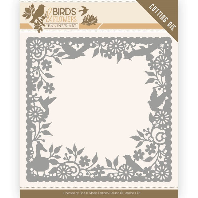 Die - Jeaninnes art - Birds and Flowers - Cadre Die - Jeaninnes art - Birds and Flowers - Cadre