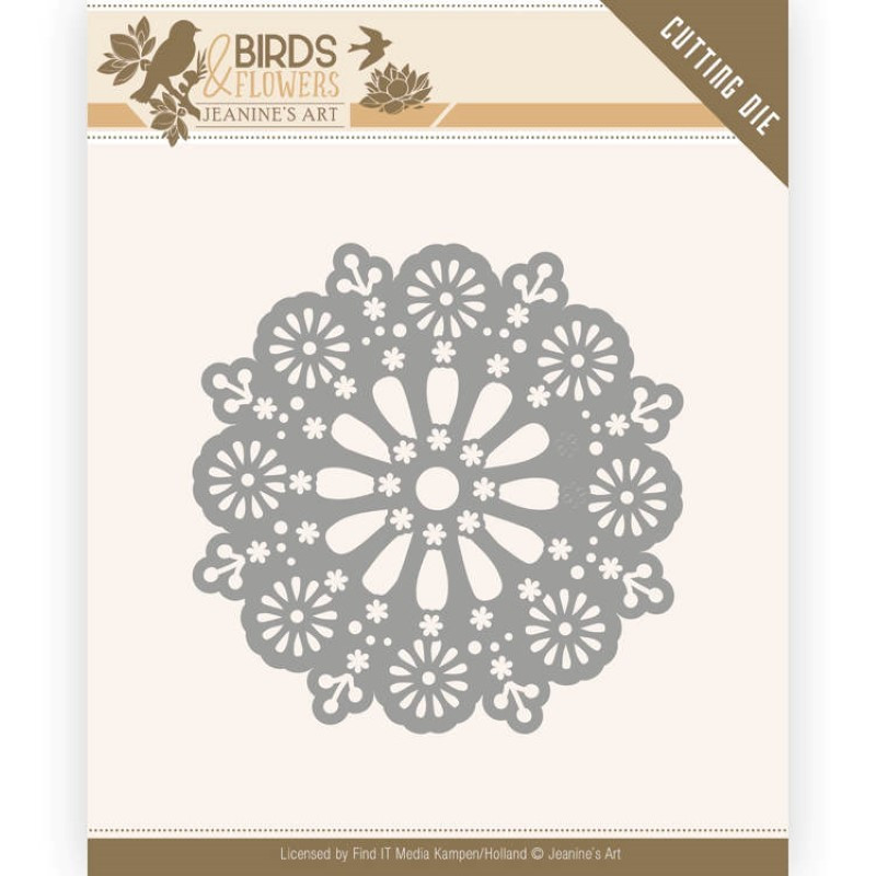 Die - Jeaninnes art - Birds and Flowers - Cercle Daisy Die - Jeaninnes art - Birds and Flowers - Cercle Daisy