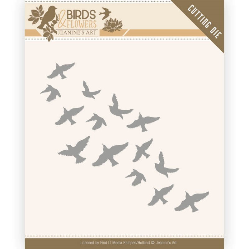 Die - Jeaninnes art - Birds and Flowers - Envolée d'oiseaux Die - Jeaninnes art - Birds and Flowers - Envolée d'oiseaux