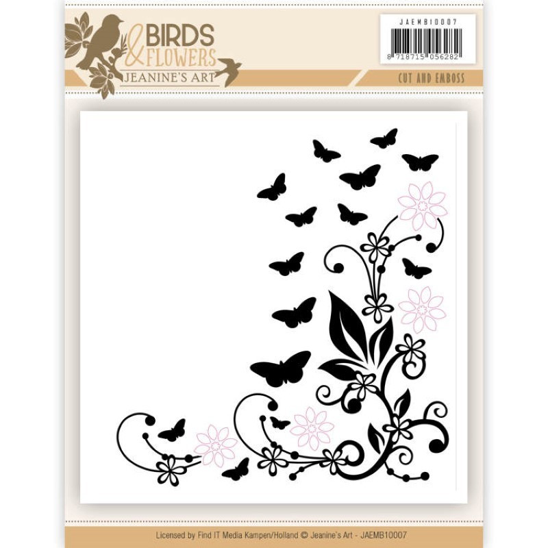 Cut & Emboss - Jeaninnes art - Birds and Flowers Cut & Emboss - Jeaninnes art - Birds and Flowers