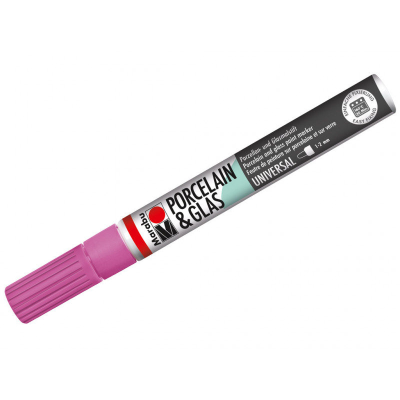 Feutre Porcelain Painter Marabu 1-2 mm Rose Feutre Porcelain Painter Marabu 1-2 mm Rose