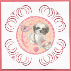 Stitch and do 100 - kit Carte 3D broderie - Petits animaux