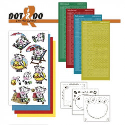 Dot and do 018 - kit Carte 3D - A la plage