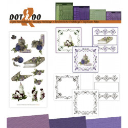 Dot and do 038 - kit Carte 3D - Joyeuses fêtes