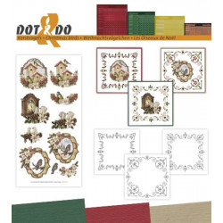 Dot and do 039 - kit Carte 3D - Les oiseaux