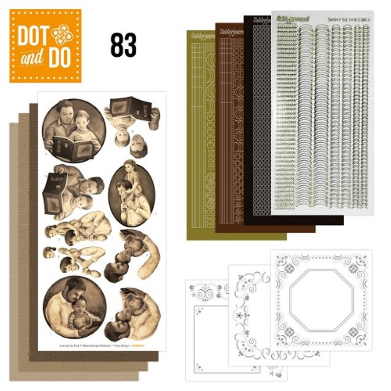 Dot and do 083 - kit Carte 3D - Fête des pères