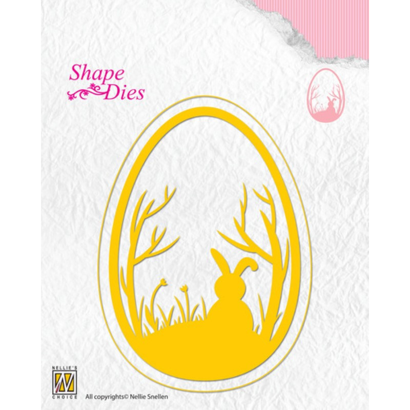 Shape Dies Oeuf de pâques 8x11 cm Shape Dies Oeuf de pâques 8x11 cm