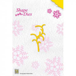 Shape dies branche 4x6,5 cm                 
