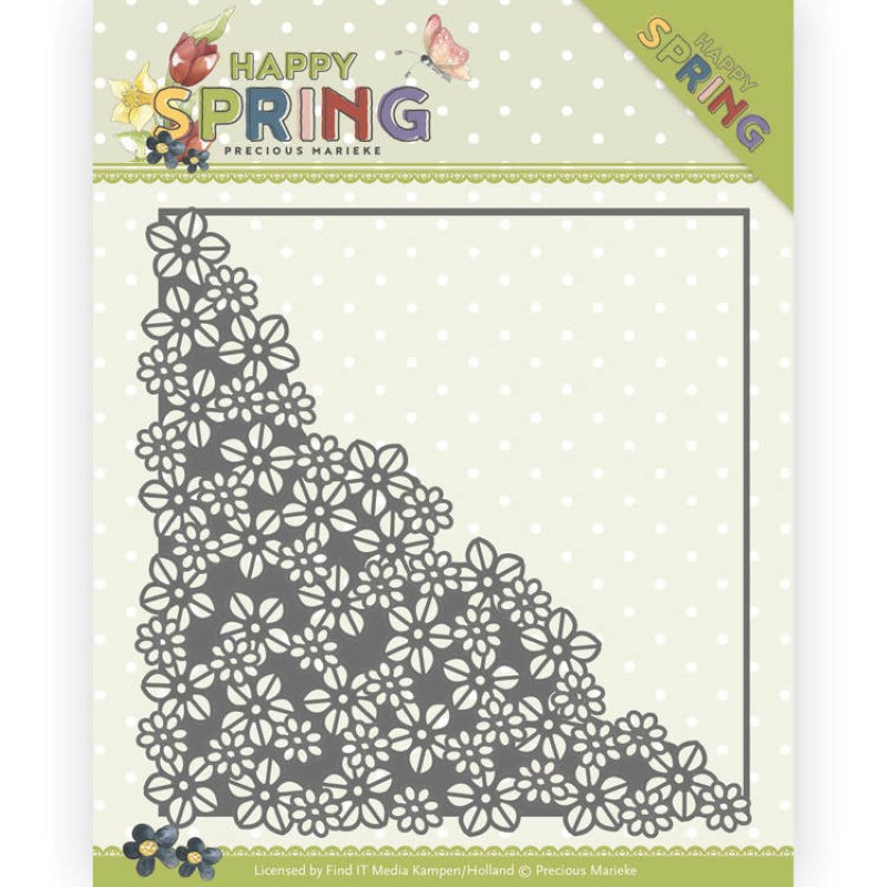 Die - precious marieke - Happy Spring - Coins Fleurs Die - precious marieke - Happy Spring - Coins Fleurs