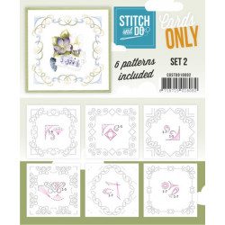 Cartes seules Stitch and do  - Set n°2