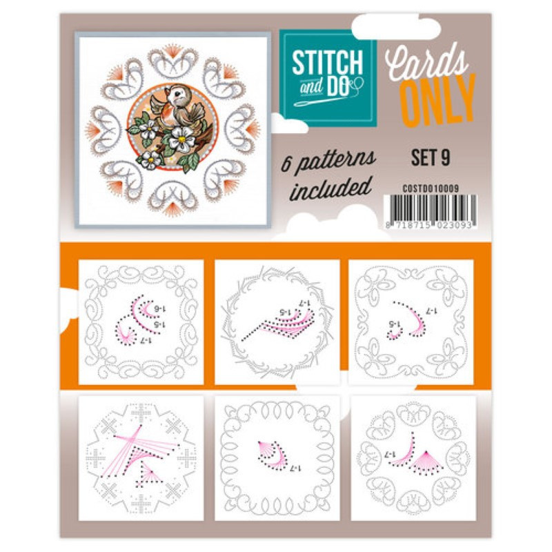 Cartes seules Stitch and do  - Set n°9