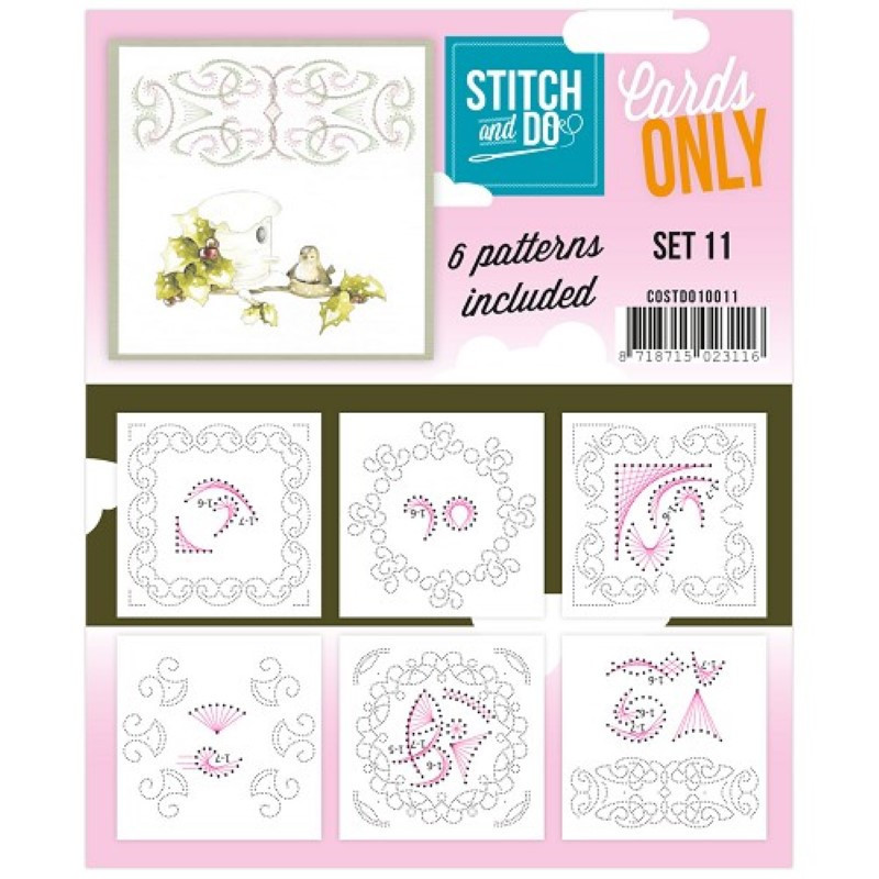 Cartes seules Stitch and do  - Set n°11