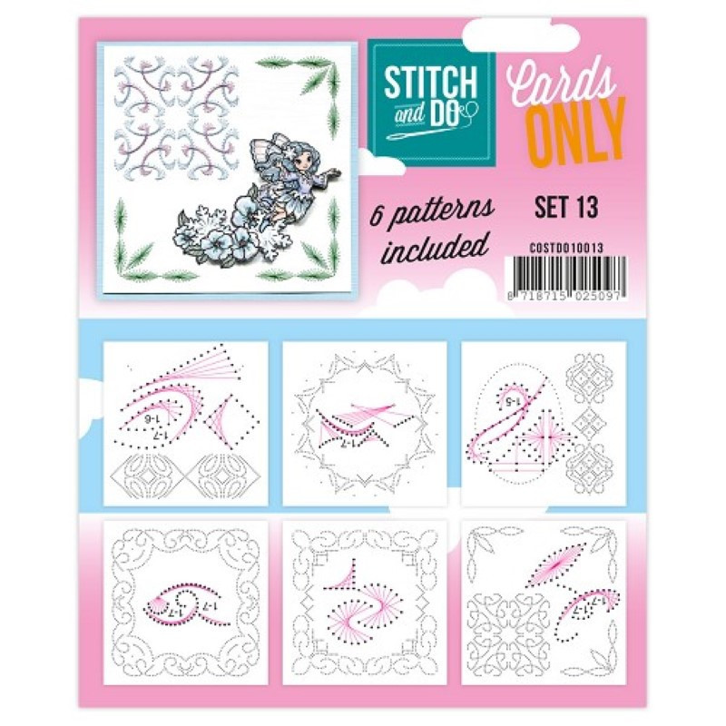 Cartes seules Stitch and do  - Set n°13